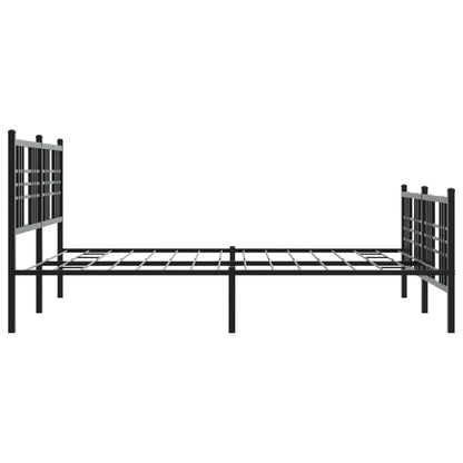 Bedframe Met Hoofd- En Voeteneinde Metaal 150 x 200 cm