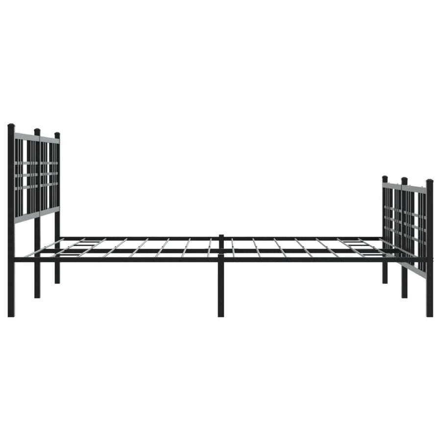 Bedframe Met Hoofd- En Voeteneinde Metaal 150 x 200 cm