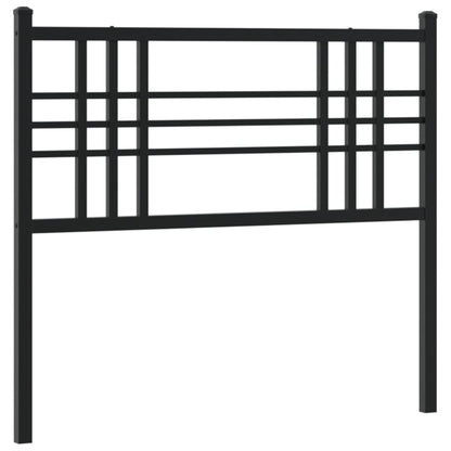 Vervangend hoofdbord 100 cm metaal zwart