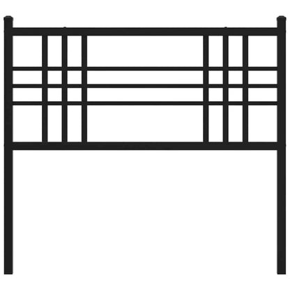 Vervangend hoofdbord 100 cm metaal zwart