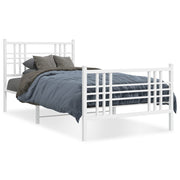 Bedframe metaal wit 90x200 cm