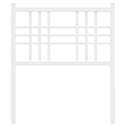 Hoofdbord 75 cm metaal wit