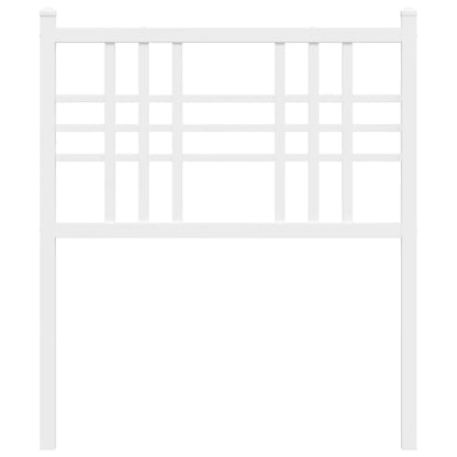 Hoofdbord 80 cm metaal wit