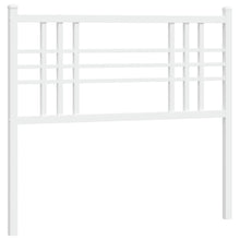Hoofdbord 100 cm metaal wit