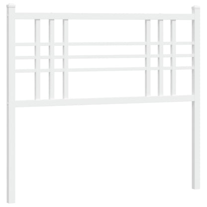 Hoofdbord 100 cm metaal wit