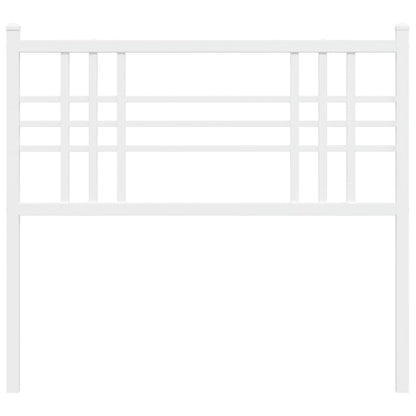 Hoofdbord 100 cm metaal wit
