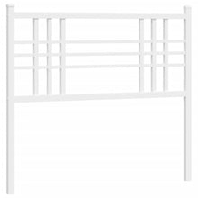 Hoofdbord 107 cm metaal wit