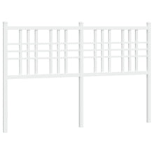Hoofdbord 120 cm metaal wit