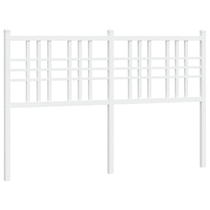 Hoofdbord 120 cm metaal wit