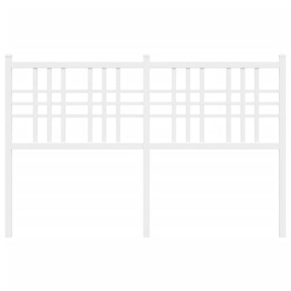 Hoofdbord 120 cm metaal wit