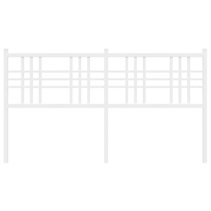 Hoofdbord 150 cm metaal wit