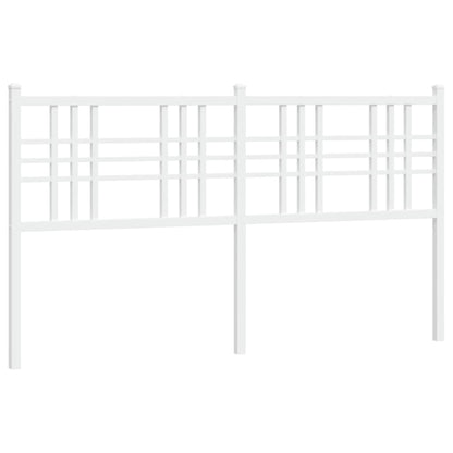 Hoofdbord 160 cm metaal wit