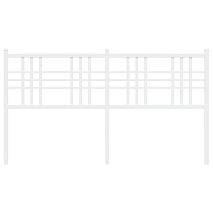 Hoofdbord 160 cm metaal wit