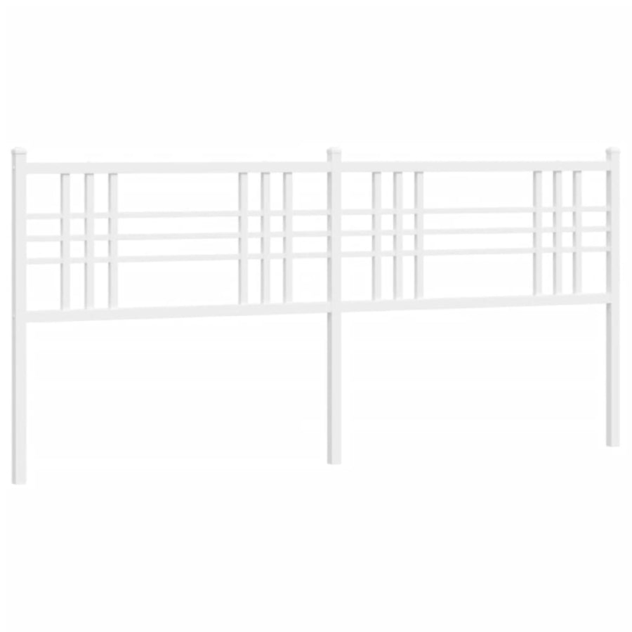 Hoofdbord 180 cm metaal wit