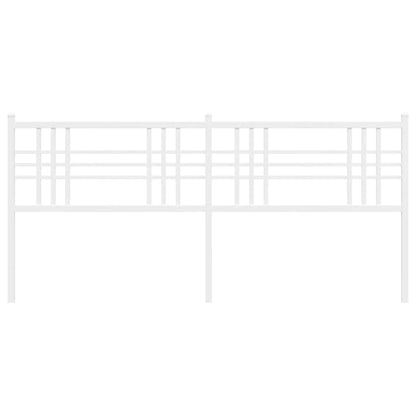 Hoofdbord 180 cm metaal wit