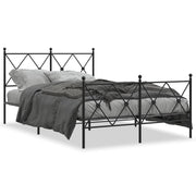 Bedframe metaal 120x190 cm zwart