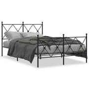 Bedframe metaal 120x200 cm zwart