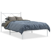Bedframe metaal wit 107x203 cm