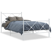 Bedframe metaal wit 107x203 cm