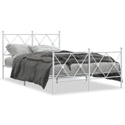 Bedframe metaal wit 120 x 190 cm