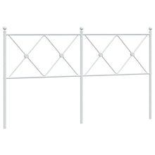 Hoofdbord 150 cm metaal wit