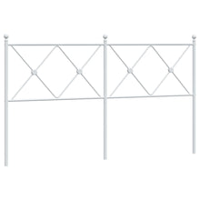 Hoofdbord 160 cm metaal wit
