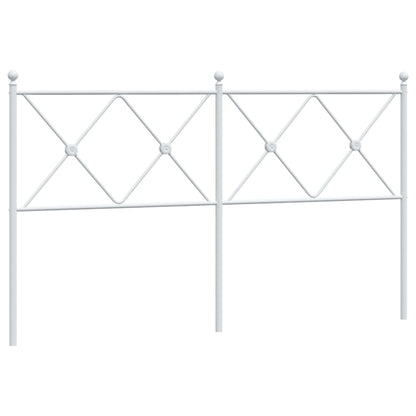 Hoofdbord 160 cm metaal wit