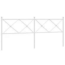 Hoofdbord 193 cm metaal wit