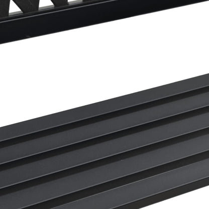 Tuinbank 120 cm staal zwart