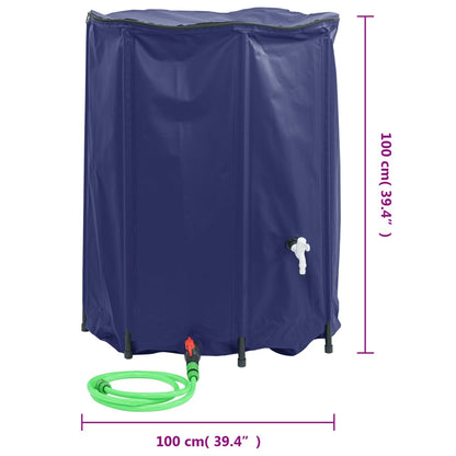 Watertank Met Kraan Opvouwbaar 750 L Pvc