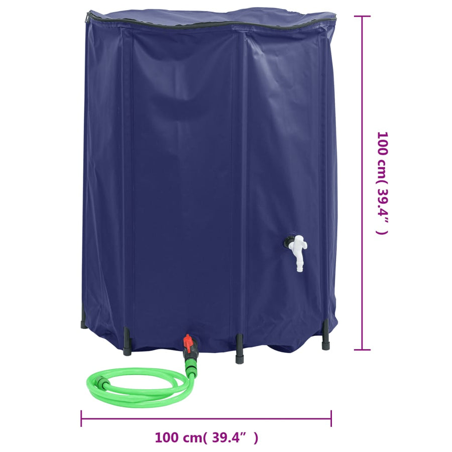 Watertank Met Kraan Opvouwbaar 750 L Pvc