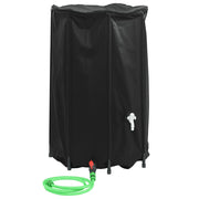 Watertank opvouwbaar 500L PVC zwart 80x100 cm