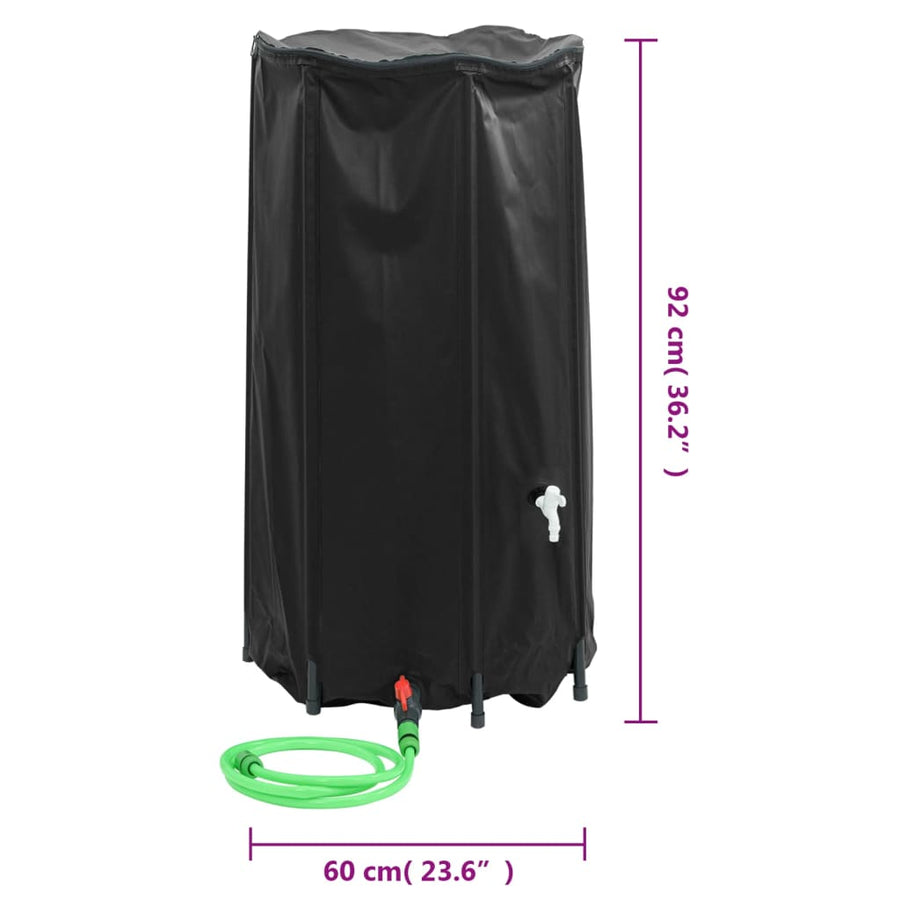 Watertank Met Kraan Opvouwbaar 250 L Pvc