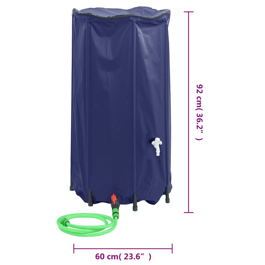 Watertank Met Kraan Opvouwbaar 250 L Pvc