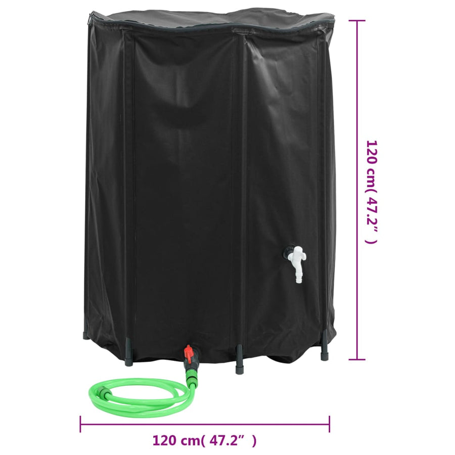Watertank Met Kraan Opvouwbaar 1350 L Pvc