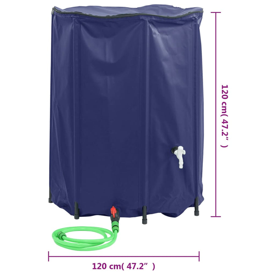 Watertank Met Kraan Opvouwbaar 1350 L Pvc
