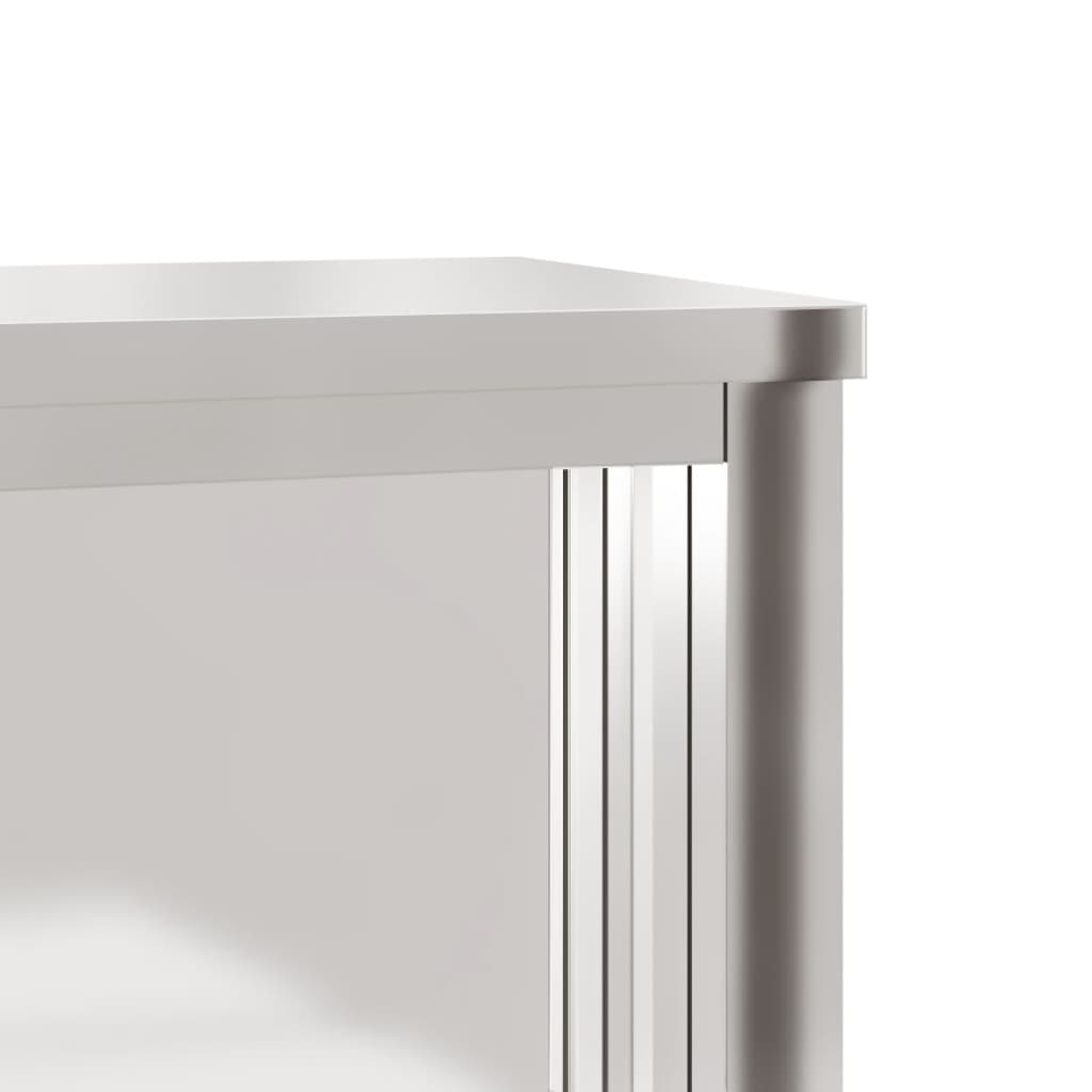 Keukenwandkast Met Schuifdeuren Roestvrijstaal