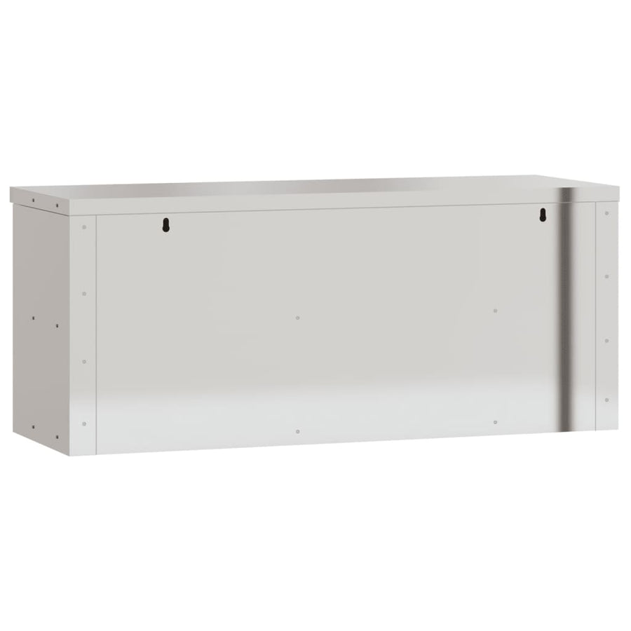 Keukenwandkast Met Schuifdeuren Roestvrijstaal