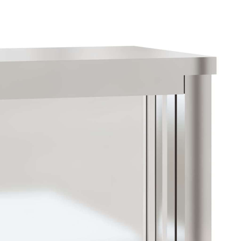 Keukenwandkast Met Schuifdeuren Roestvrijstaal