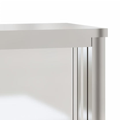 Keukenwandkast Met Schuifdeuren Roestvrijstaal