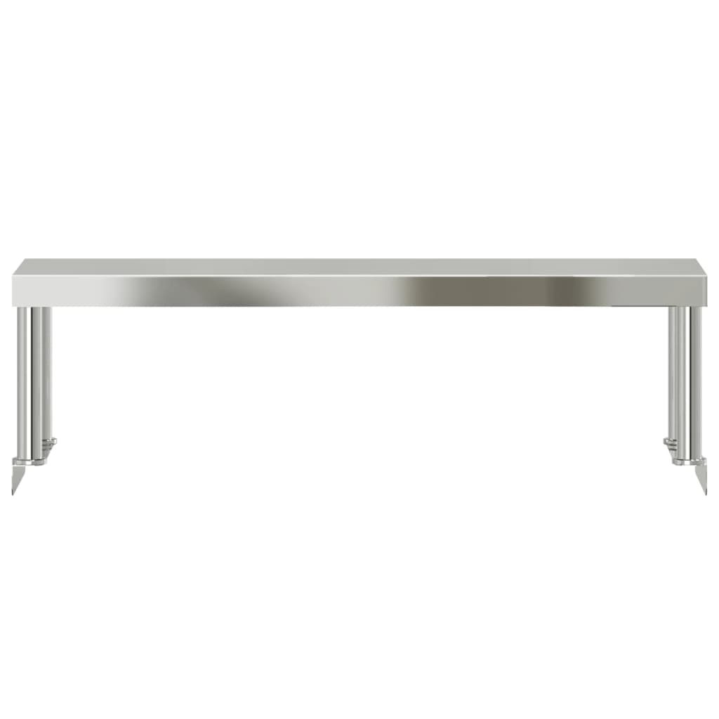 Verhoging Voor Werktafel Roestvrij Staal 110 x 30 x 35 cm