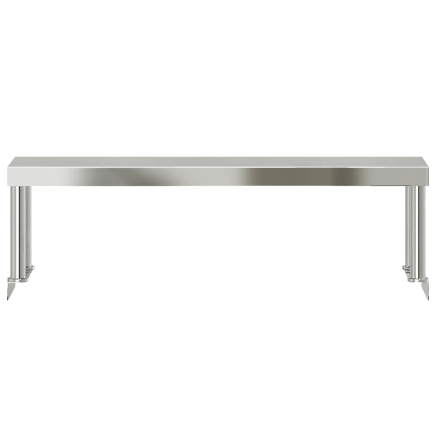 Verhoging Voor Werktafel Roestvrij Staal 110 x 30 x 35 cm