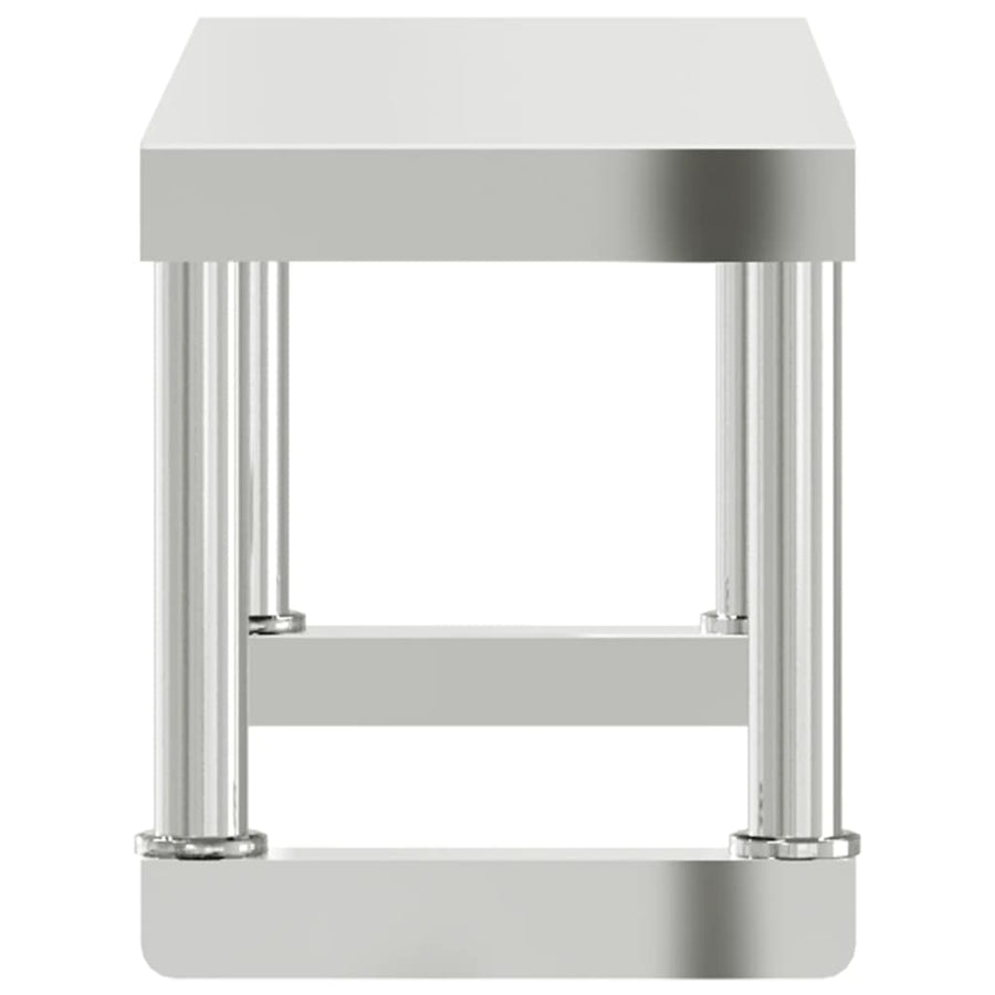 Verhoging Voor Werktafel Roestvrij Staal 110 x 30 x 35 cm
