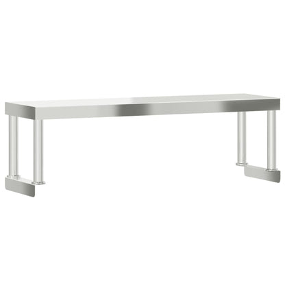 Verhoging Voor Werktafel Roestvrij Staal 110 x 30 x 35 cm