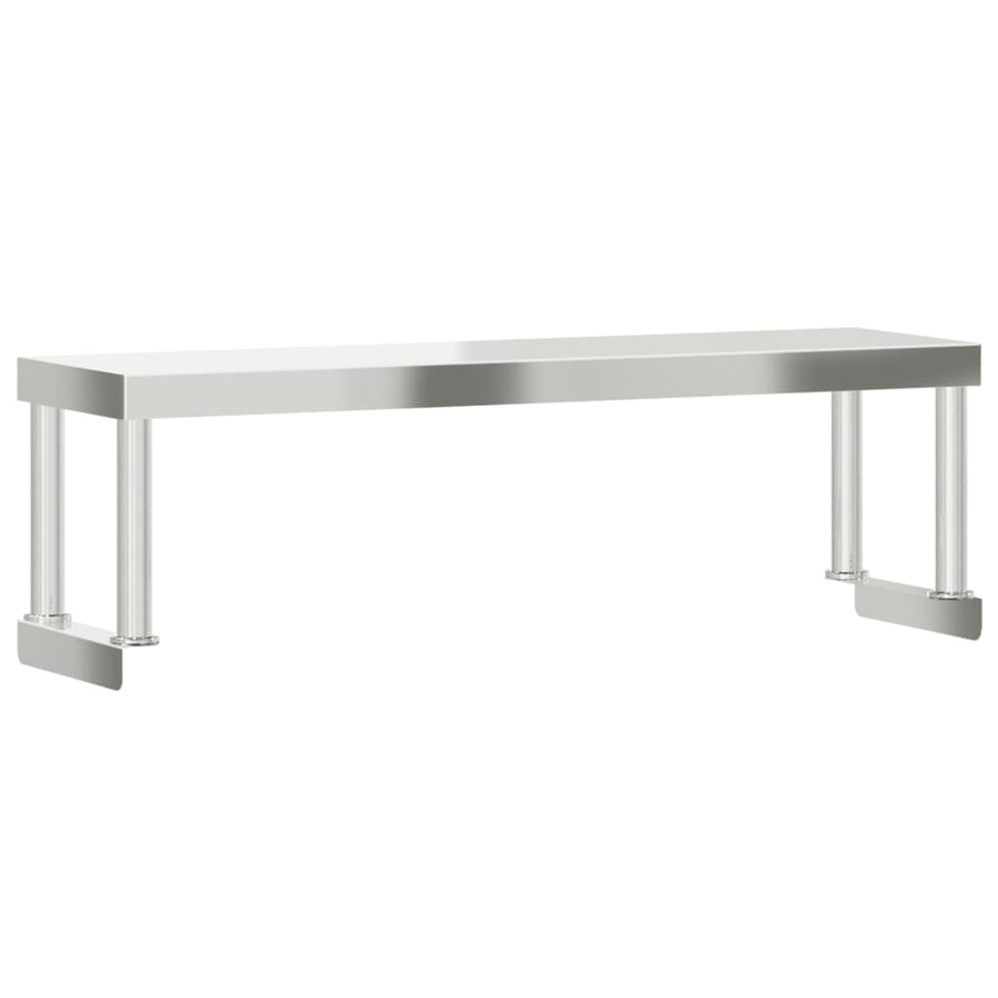 Verhoging Voor Werktafel Roestvrij Staal 110 x 30 x 35 cm