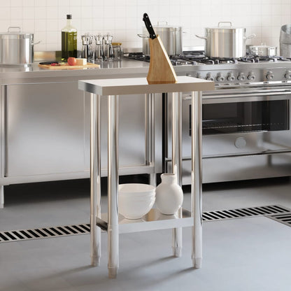 Keukenwerktafel Roestvrij Staal 55 x 30 x 85 cm
