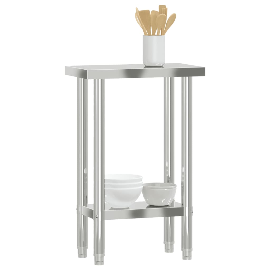 Keukenwerktafel Roestvrij Staal 55 x 30 x 85 cm