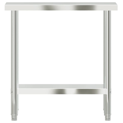 Keukenwerktafel 82,5X30X85 Cm Roestvrij Staal 82.5 x 30 x 85 cm