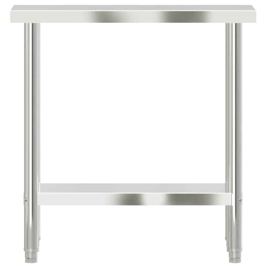 Keukenwerktafel 82,5X30X85 Cm Roestvrij Staal 82.5 x 30 x 85 cm