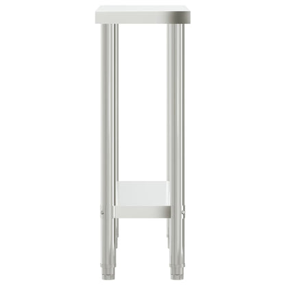 Keukenwerktafel 82,5X30X85 Cm Roestvrij Staal 82.5 x 30 x 85 cm